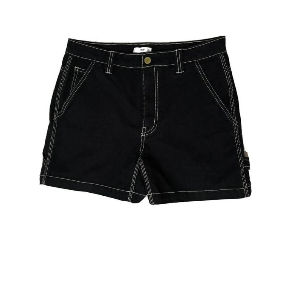 Aritzia TNA Greenwich 5" Cotton Shorts Women's Size 4 Black/White New with Tags